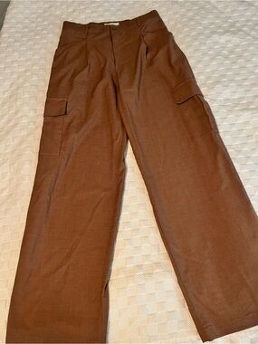 Jessica Simpson Brown Cargo Wide-Leg Pants